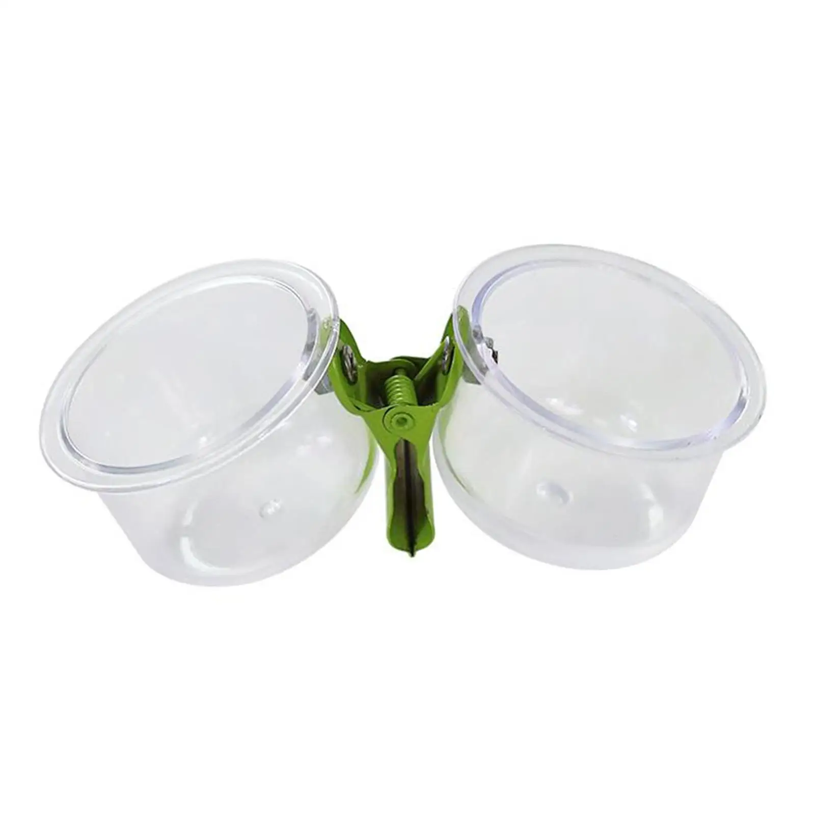 Bird Feeding Cups with Clamp Holder Dishes for Lovebirds Parakeet Cockatiels