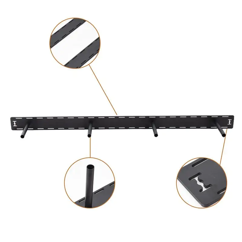 Soporte de estantes flotantes, juego de montaje de estante de pared de 46 pulgadas, 2 accesorios de montaje de estantería para baño, dormitorio, almacén, oficina - imagen 5