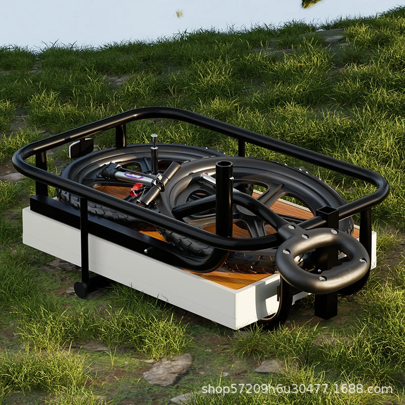 Transportín plegable para gato y perro con rueda todoterreno 16'' - imagen 4