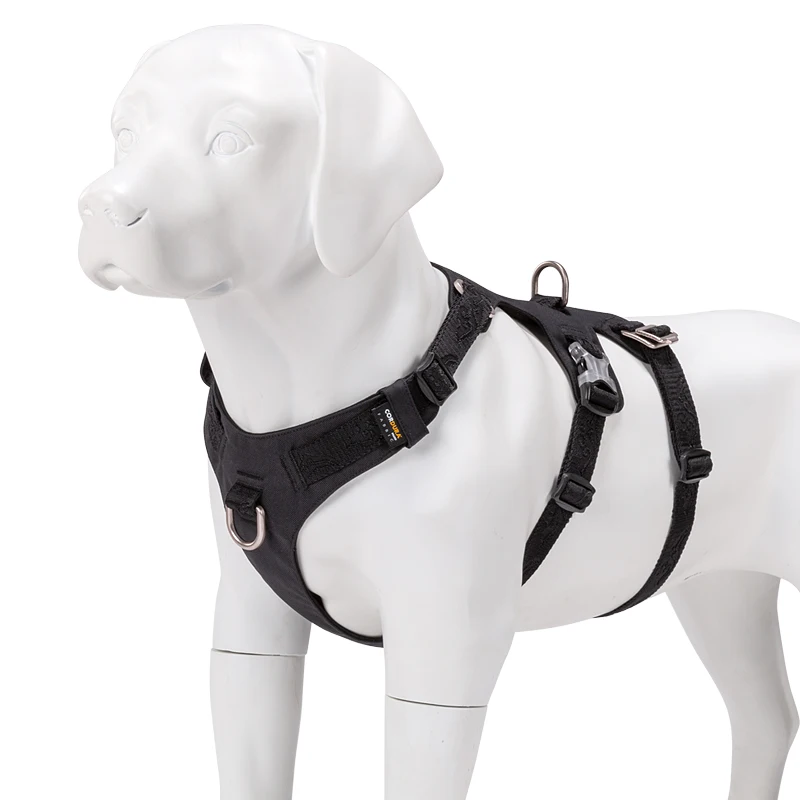 Winhyepet-arnés para chaleco para perro, correas para mascotas, para exteriores, 3M, reflectante, cuello antideslizante, chaleco transpirable, tela de viaje para caminar - imagen 3