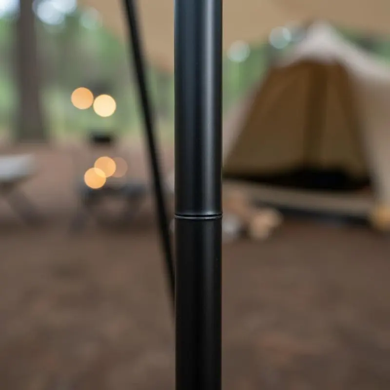 Estante plegable triangular aluminio para acampar con perros y gatos