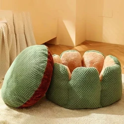 Casa redonda de lana Coral para gatos y perros pequeños – Cama cómoda