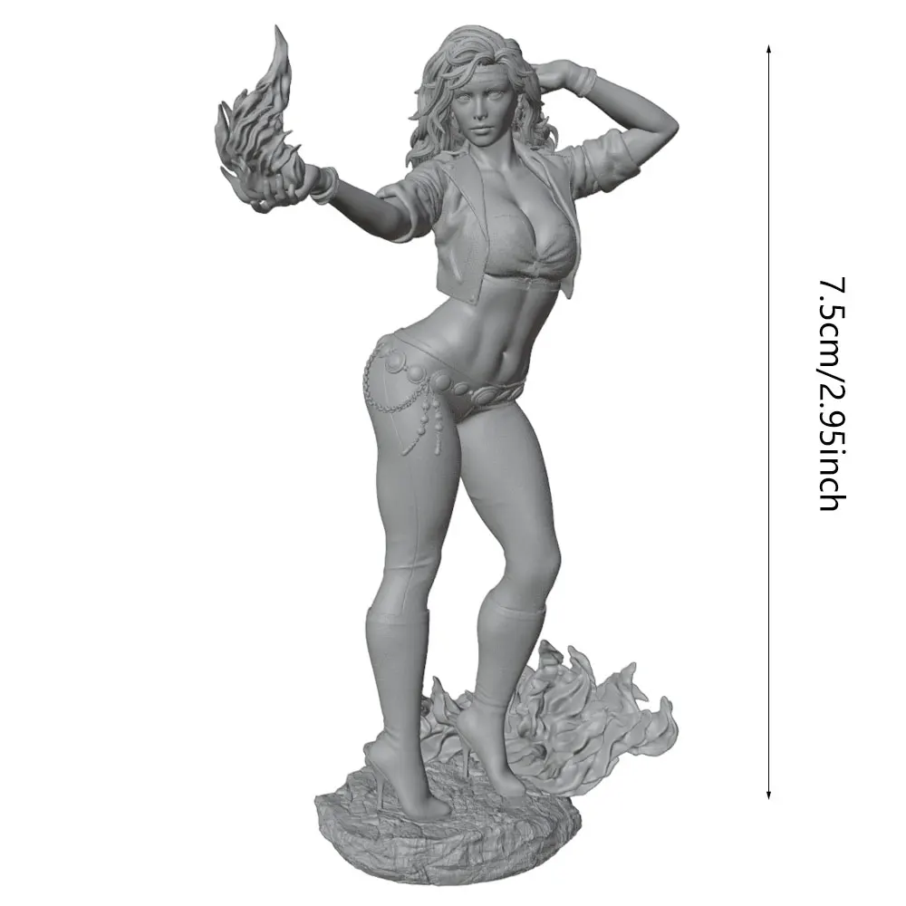Figurita de resina sin pintar para juegos de rol y colección - imagen 2