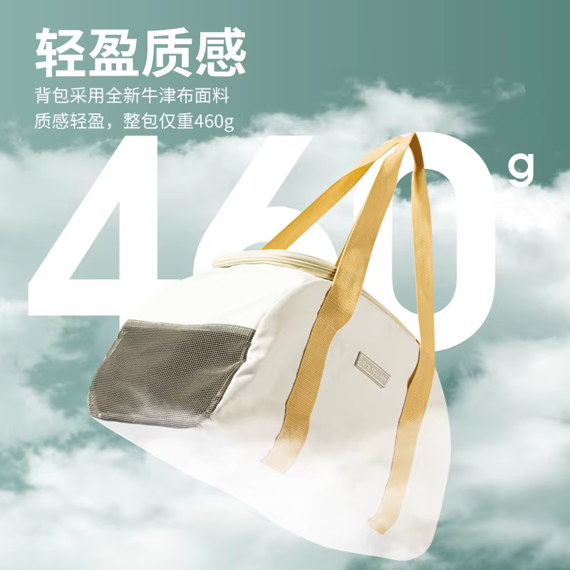 Bolsa de transporte para gatos – Bandolera transpirable y ligera - imagen 5