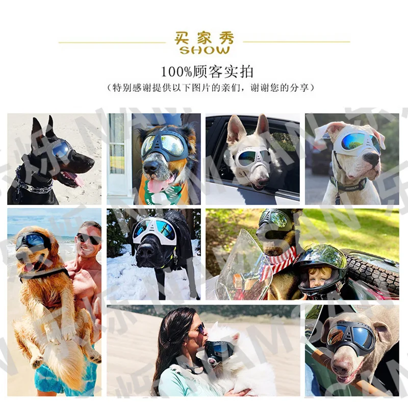 Gafas de sol máscara para perros antinieve, anti-UV y antiviento - imagen 3