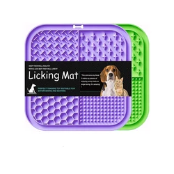 Estera para lamer con ventosa – Comedero lento para gatos y perros