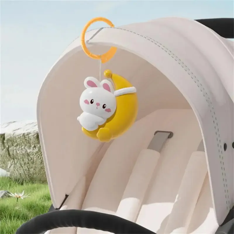 Luz nocturna para mascotas, conejo y Luna, brillo suave, recargable por USB, lámpara calmante colgante para jaula para perros y gatos, compañero de sueño seguro, 1 ud. - imagen 3