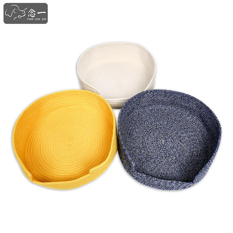 Nuevo Nido para gatos de hilo de algodón Natural, se puede utilizar en todas las estaciones, nido para mascotas, almohadilla para perros, tabla de garra para gatos, garra de molienda, nido para perros, producto para mascotas - imagen 4