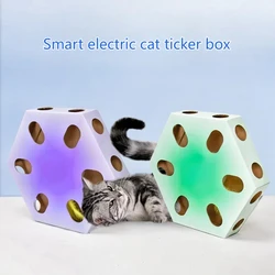 Juguete automático de plumas Hide n Seek para gatos y gatitos