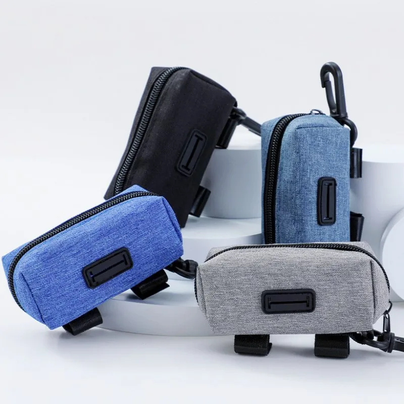 Dispensador de bolsas para excrementos de perros, soporte portátil para bolsas de almacenamiento para caminar, soporte para bolsas de basura para perros, Herramientas de limpieza de inodoro - imagen 4