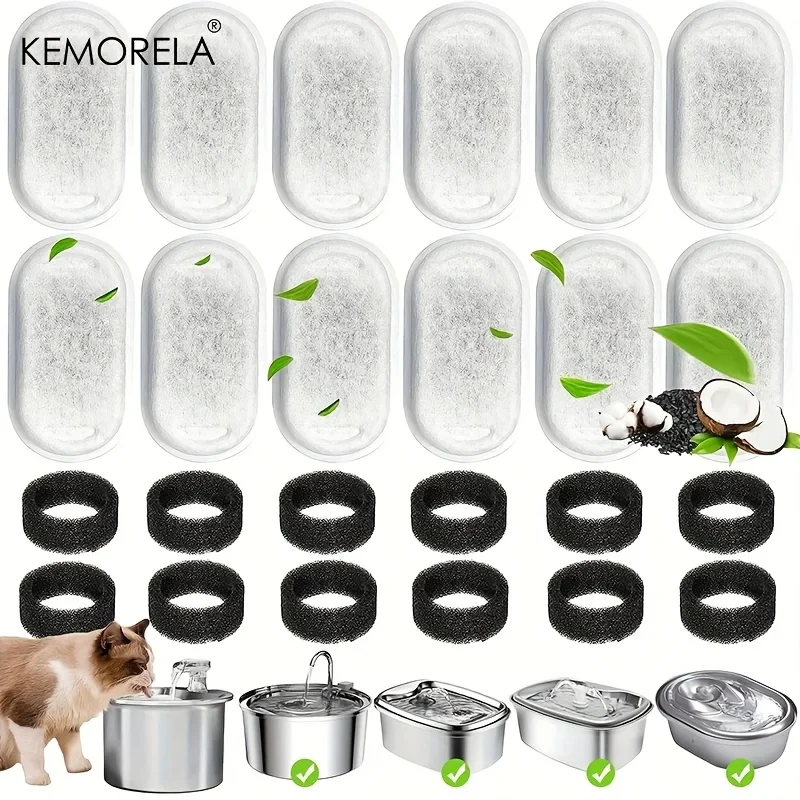 Filtros de carbono activado para fuente de agua para gatos - imagen 3
