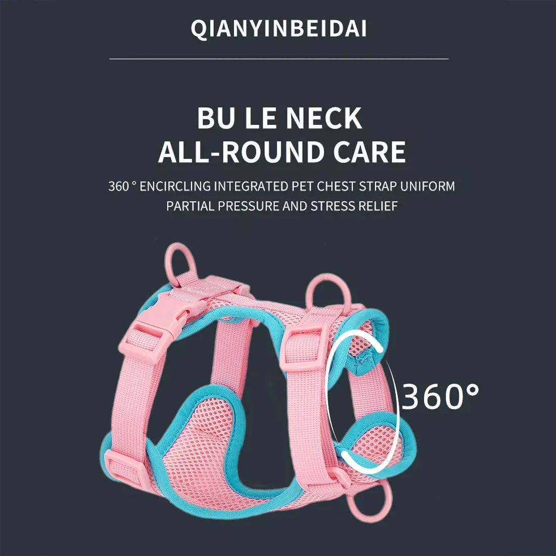Arnés para perros pequeños, medianos y grandes, sin tirones, arnés para cachorros para perros pequeños, arnés para perros pequeños, arnés para perros de malla - imagen 2