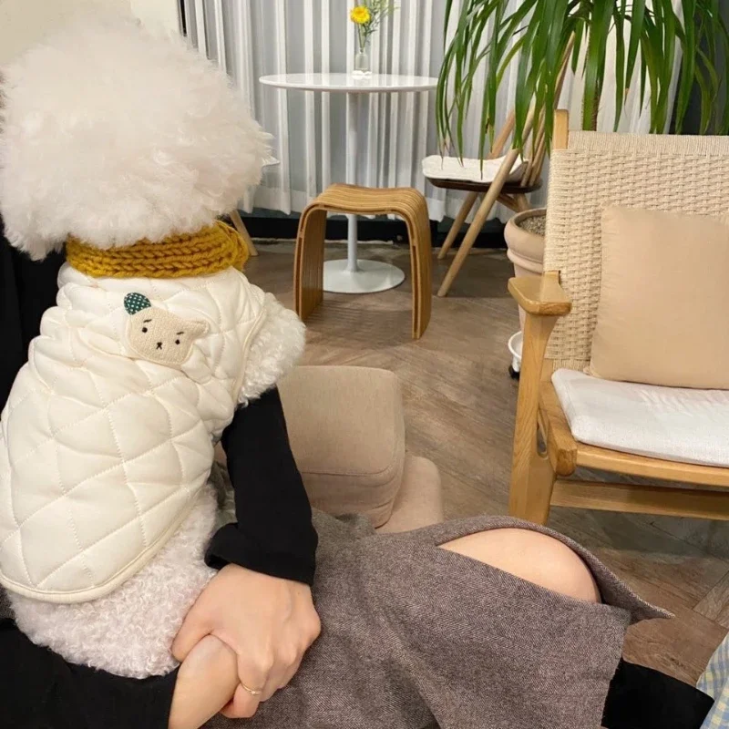 Chaleco cálido para cachorros y perros, ropa para perros pequeños, abrigo de algodón para mascotas, otoño e invierno - imagen 5