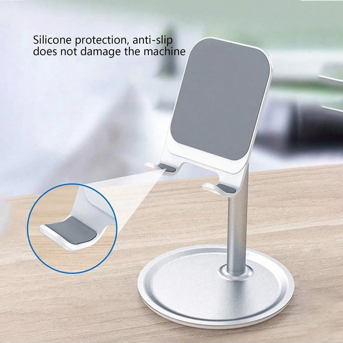 Soporte ajustable antideslizante para móvil y tableta de escritorio - imagen 3