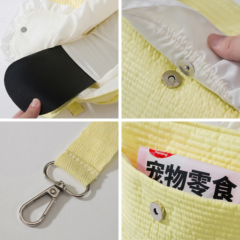 Transportadores de gatos para perros pequeños, bolso para perro portátil y transpirable, bolso de viaje para mascotas, bolsa transportadora versátil para perros y gatos, para senderismo - imagen 5