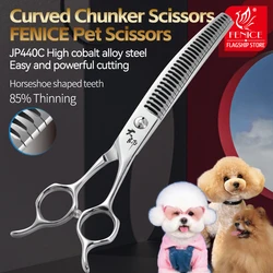 Tijeras curvas de peluquería para perros – Corte profesional