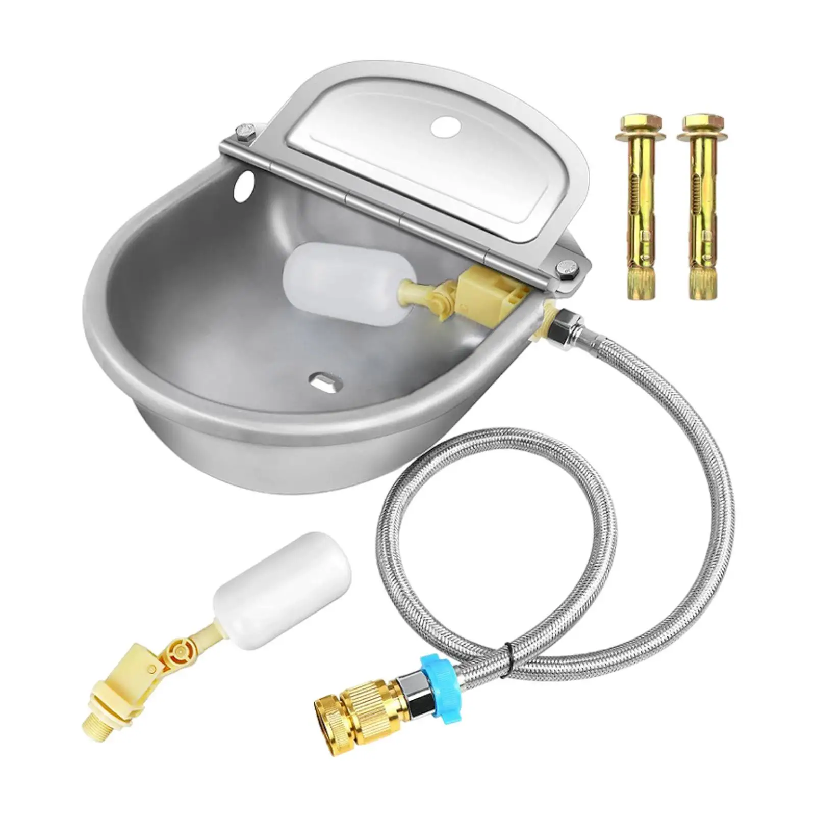 Automatic Livestock Waterer Pet Waterer Dispenser Stainless Steel Accessories for Chicken