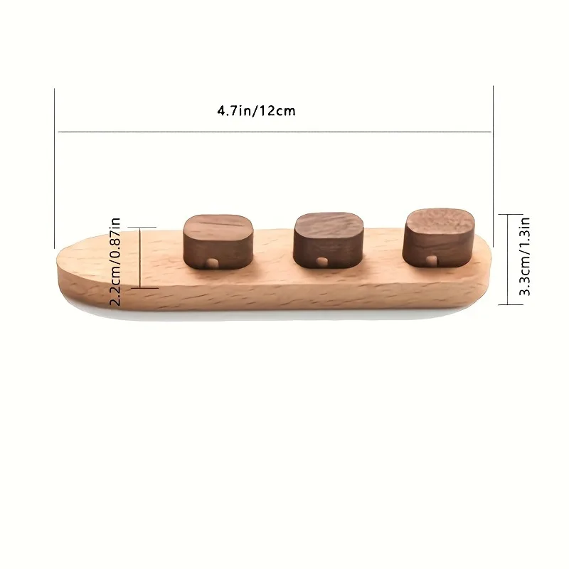 Organizador de cables de pared de madera, enrollador de cables adhesivo para teléfono, ratón, Cables de datos, escritorio, soporte de gestión del hogar - imagen 3