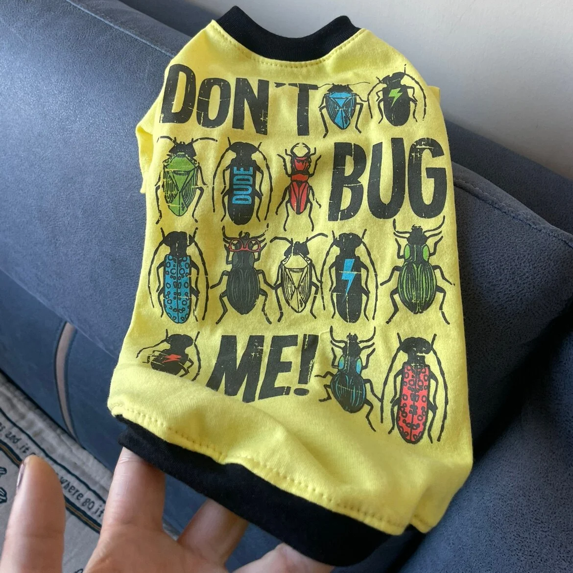 Camiseta de algodón, pijama amarillo para gatos Sphynx y Devon Rex - imagen 4