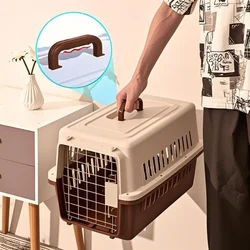 1 Uds. Equipaje para mascotas estuche portátil para aerolínea Material PP duradero resistente fácil instalación adecuado para gatos y perros pequeños