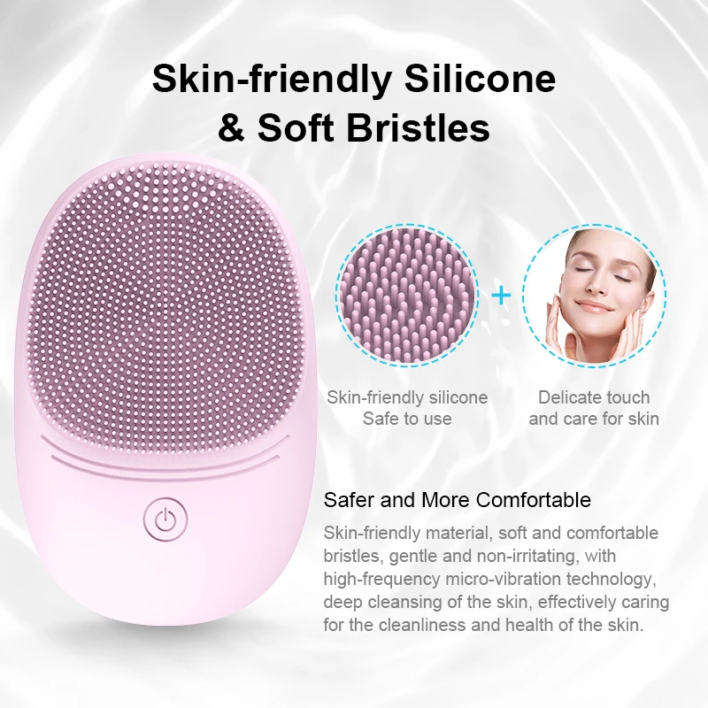 Limpiador facial eléctrico de silicona para gatos y perros – Sónico - imagen 5