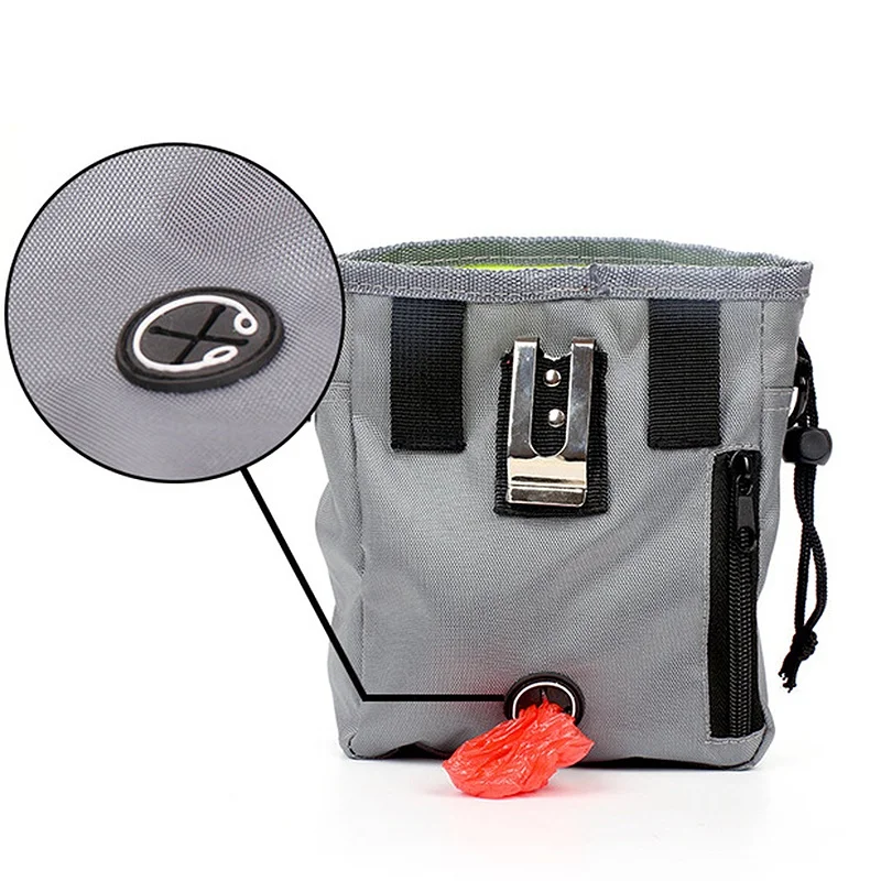 Riñonera de entrenamiento para perros y mascotas, bolsa para aperitivos, bolsa para cinturón al aire libre, bolsa para golosinas para perros, Cubo de cintura de cebo para cachorros duradero de gran capacidad, suministros - imagen 5