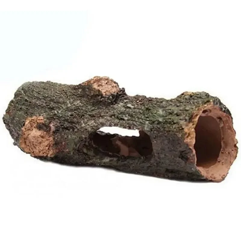 Adorno de acuario con agujero hueco, túnel de árbol, cueva, decoración de pecera, decoraciones de pecera de gran tamaño, accesorios para pecera - imagen 2