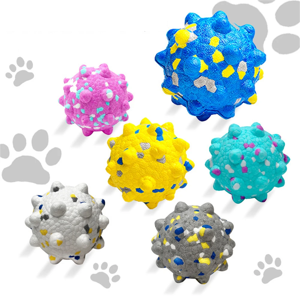 Bola masticable para perros: juguete resistente de morder y silencioso - imagen 3
