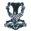 Blue dog harness