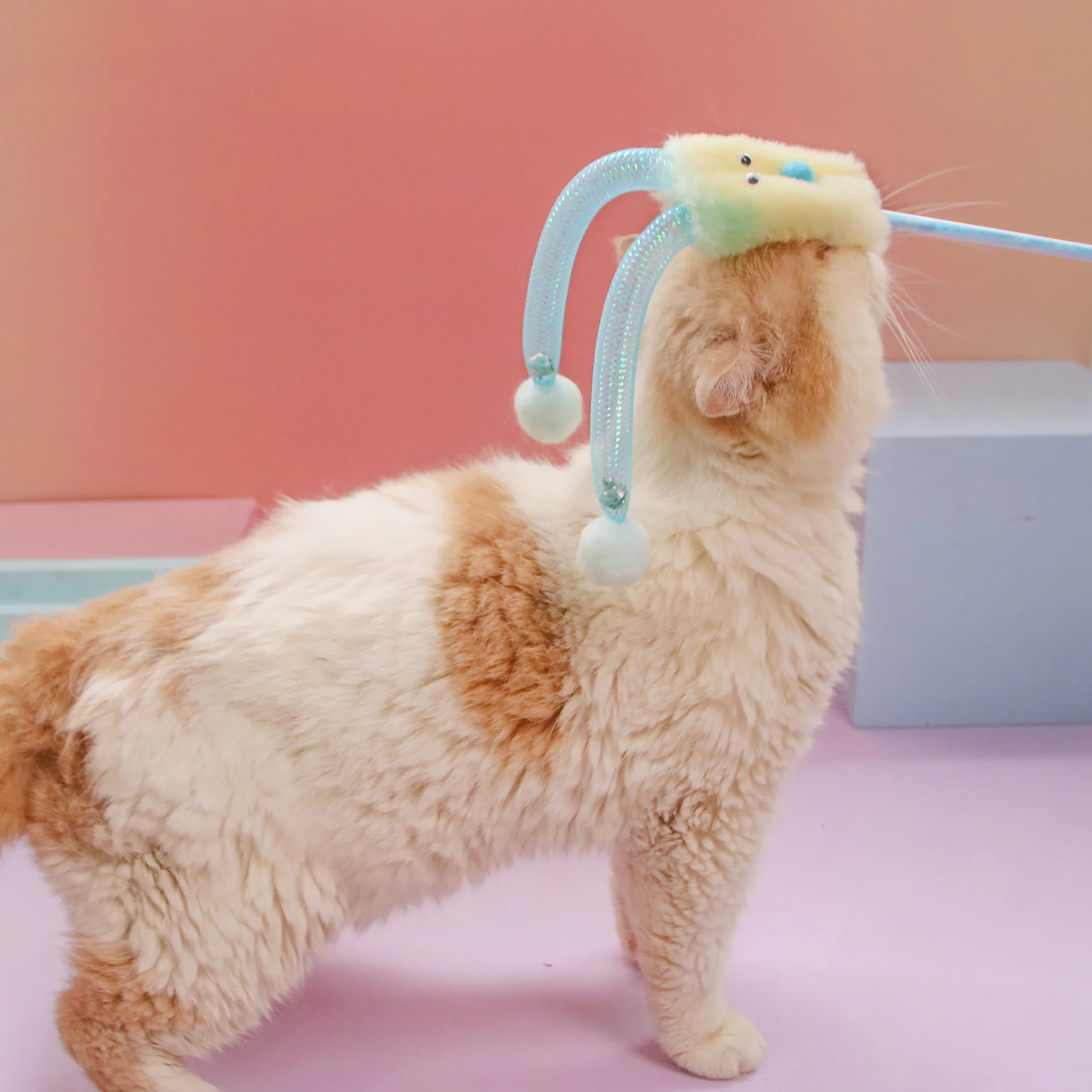 Palo de payaso bonito para mascotas, campana, juguete interactivo para gatos, suministros para mascotas, juguetes interactivos para gatos, productos accesorios interactivos para mascotas - imagen 3