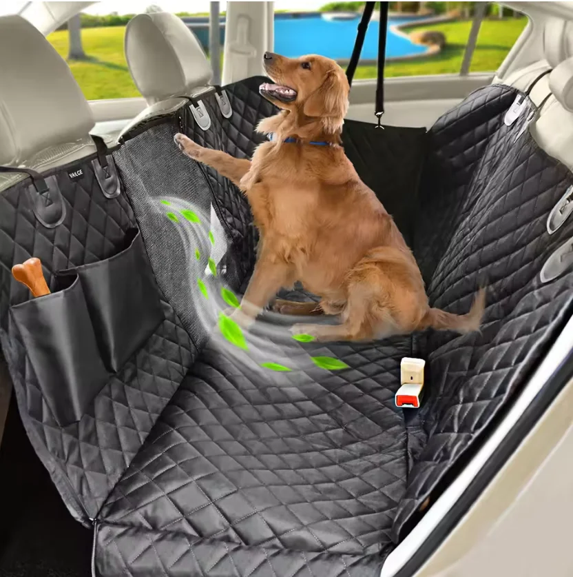 Portador de viaje para mascotas, estera trasera impermeable para coche, cubierta para asiento de coche para perros, colchón Protector de maletero