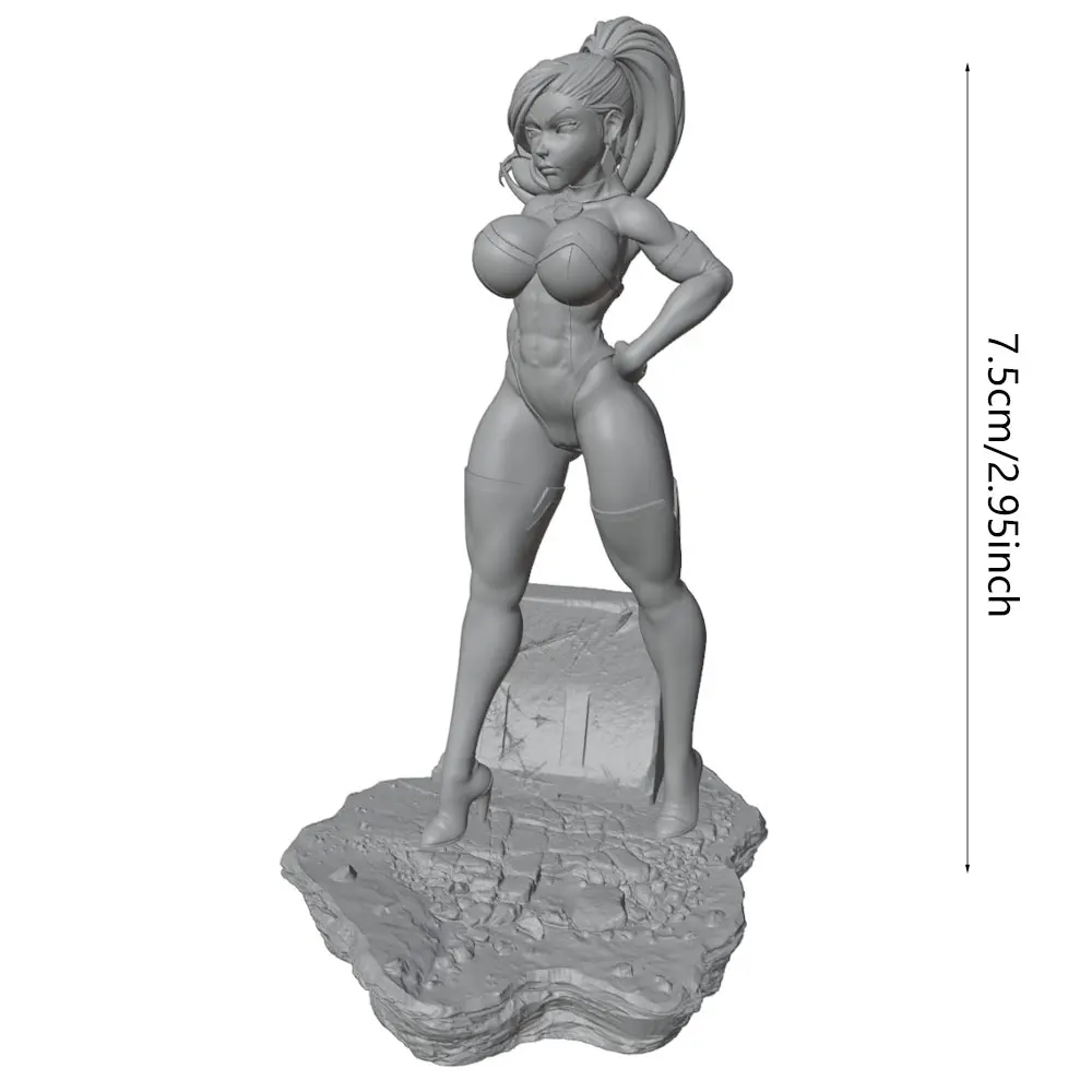 Kit estatua resina 3D sin pintar para gatos – Regalo Navidad Halloween - imagen 2