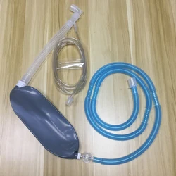 Circuito coaxial de respiración desechable para anestesia veterinaria