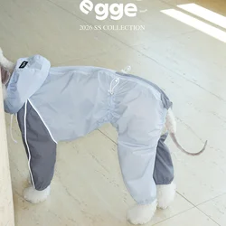 Chaqueta impermeable ultraligera UPF50+ para perro galgo italiano