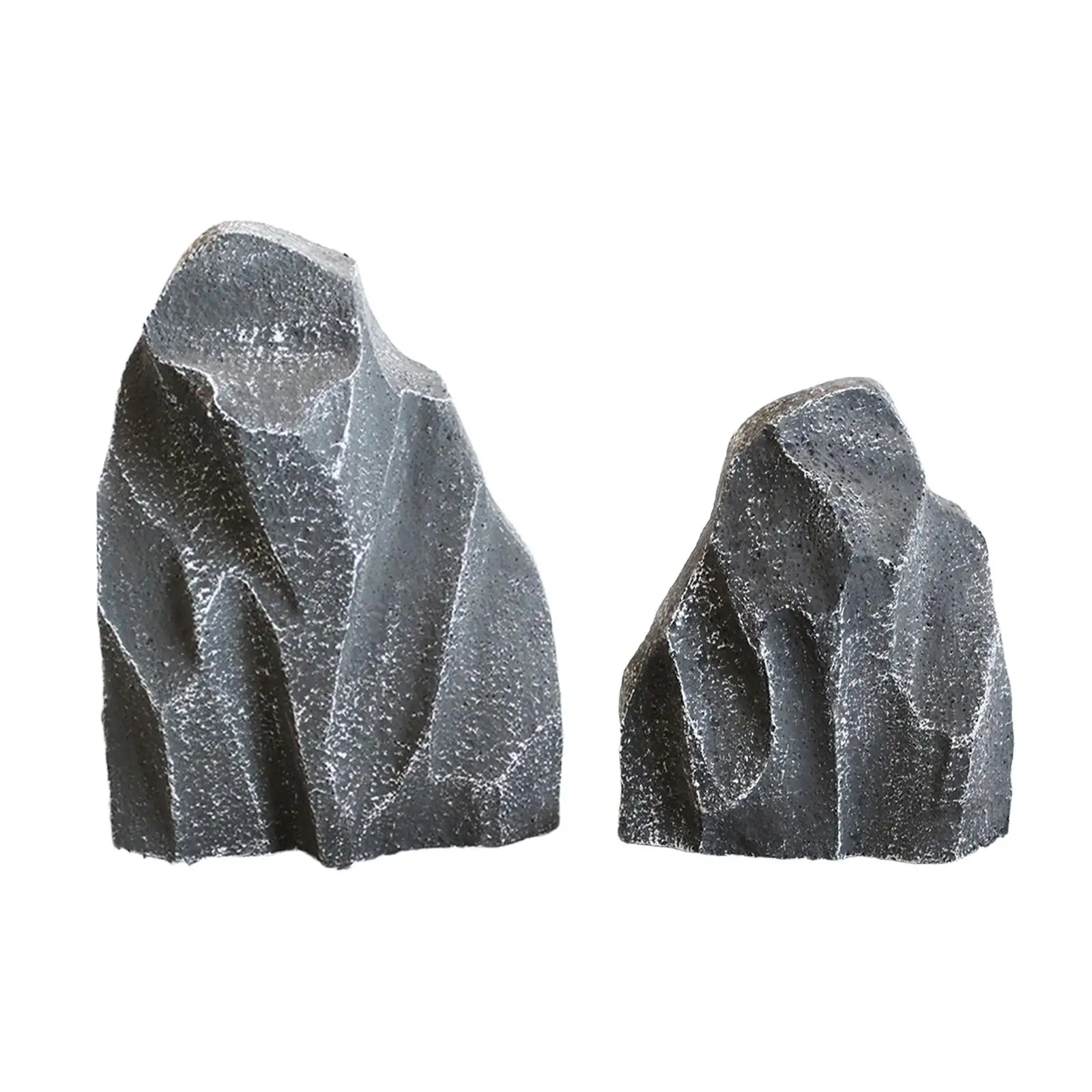 Artificial Rock Lightweight Versatile Decor Realistic Fake Rock, Decorative Stone, for Offices Balcony