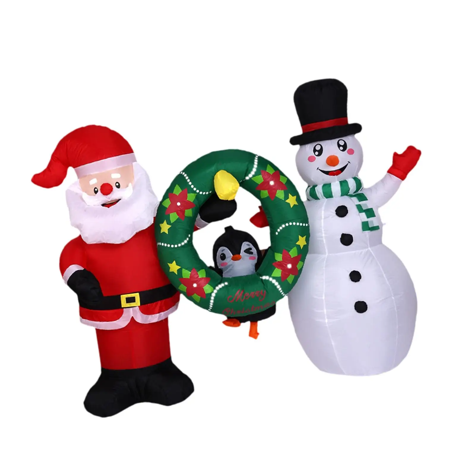 Decoración inflable navideña Decoración navideña al aire libre para vacaciones al aire libre - imagen 2