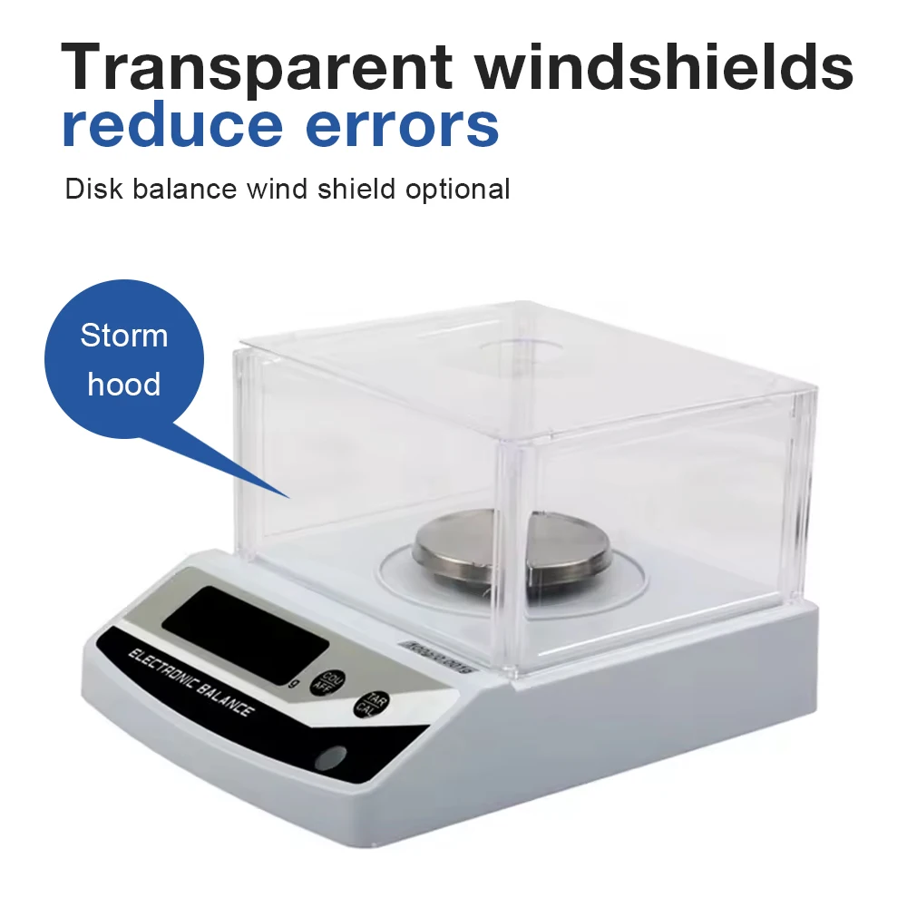 Báscula de balanza con pantalla Digital 300g/0,01g 100g/0,001g 600g/0,01g 2kg/0,01g balanza electrónica de alta precisión para laboratorio - imagen 5