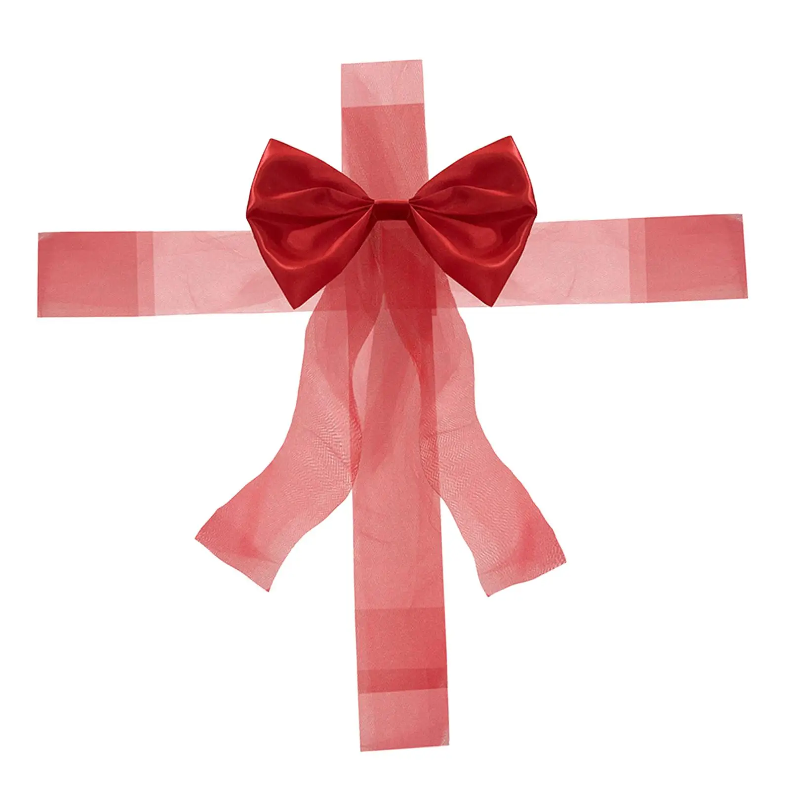 Decoración de Festival con lazo para gabinete, decoración navideña elegante, regalo de vacaciones, accesorios exteriores fáciles de usar, suministros para fiestas - imagen 3