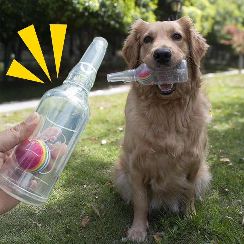 Nuevo juguete para masticar para perros, pelota de tenis suave TPR resistente a mordeduras, juguete para moler dientes de cachorro, juguetes interactivos para masticar perros