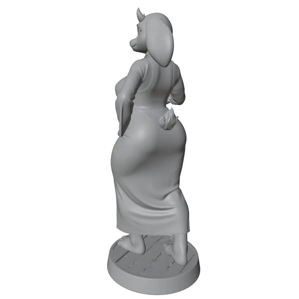 Kit resina sin montar ni pintar, figura femenina sensual, miniatura - imagen 5