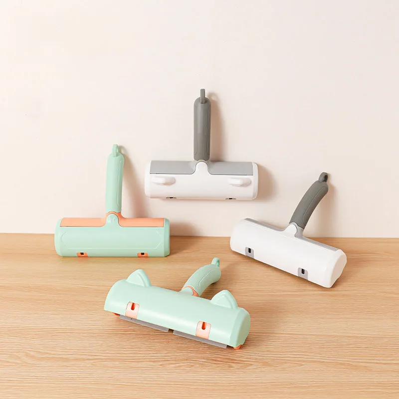 Rodillo removedor de pelo para mascotas, eliminador de pelusas para perros y gatos, autolimpiante, removedor de pelo para mascotas, limpieza con una sola mano - imagen 5