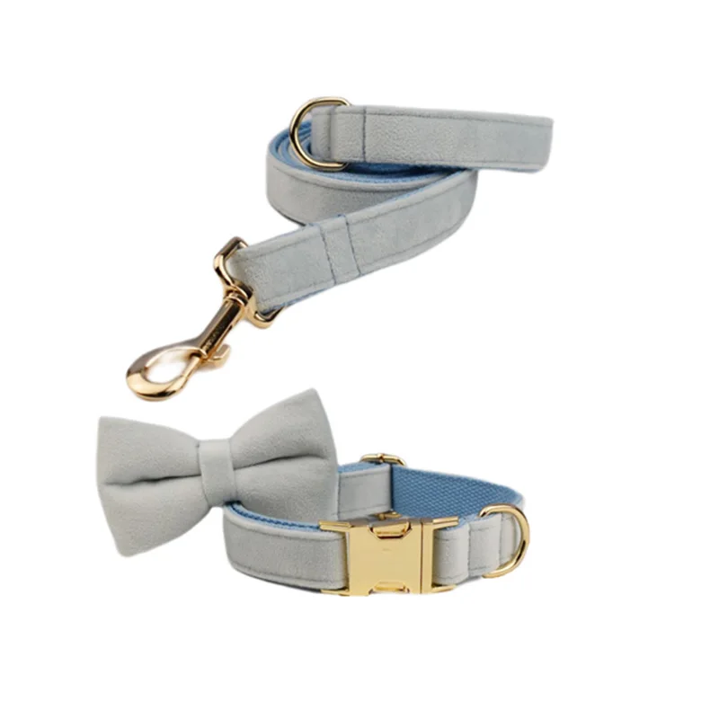 Bow Collar Leash Set