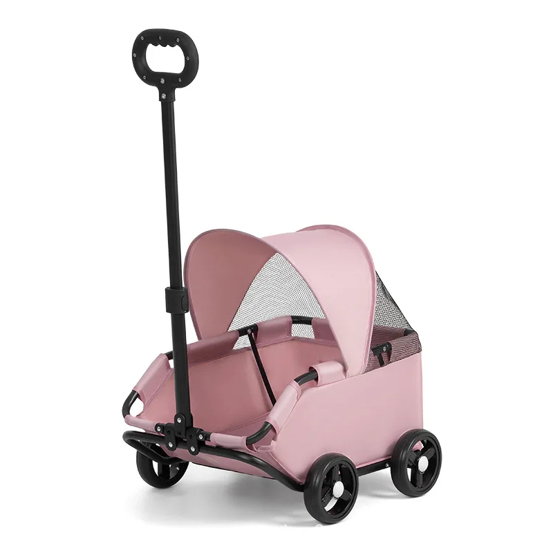 Carrito plegable para perros y gatos pequeños – paseo al aire libre - imagen 5