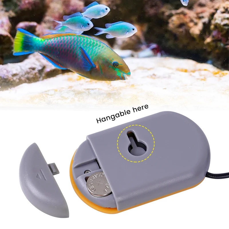 Termómetro Digital LCD para acuario, Sensor de tanque electrónico impermeable con sonda, Detector de temperatura para acuario, suministros para mascotas - imagen 5