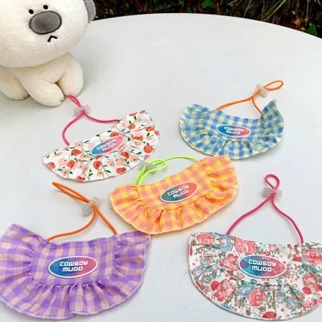 Toalla a cuadros para mascotas, babero ajustable para perros y gatos, accesorios para perros, Bandana para cachorros, pajarita para perros - imagen 2