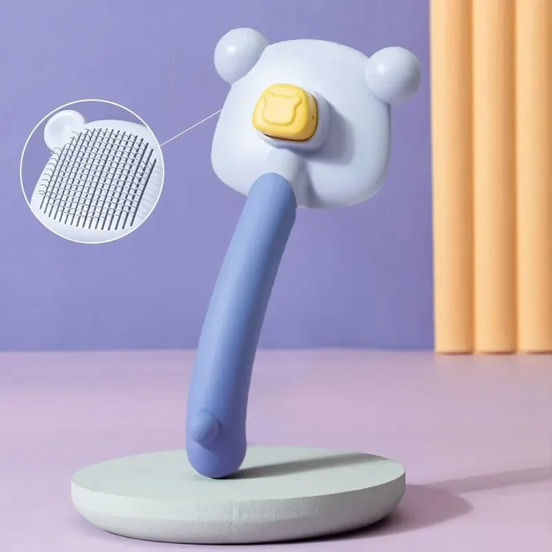 Peine para gatos para eliminar el pelo flotante, cepillo para mascotas, cepillo para perros, suministros para gatos - imagen 5