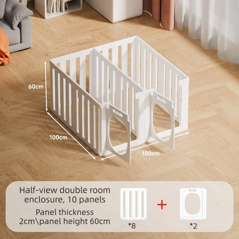 Valla portátil para perros pequeños – Puerta de seguridad anti-escape - imagen 5
