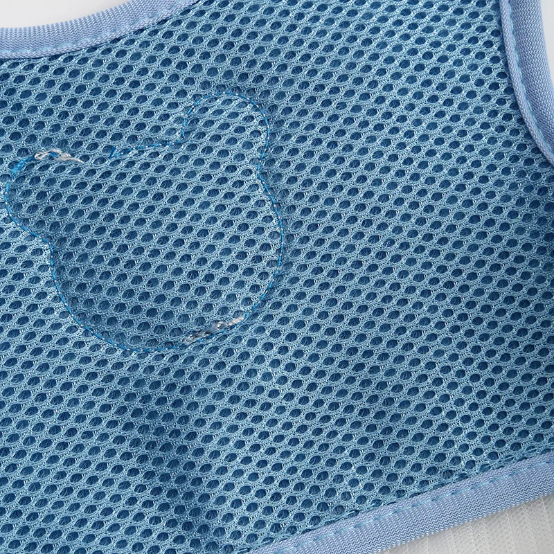 Vestido de arnés a cuadros para perros pequeños y gatos, chaleco de malla de nailon ajustable con arnés, conjunto de correa, falda de encaje para cachorros, ropa para mascotas - imagen 3