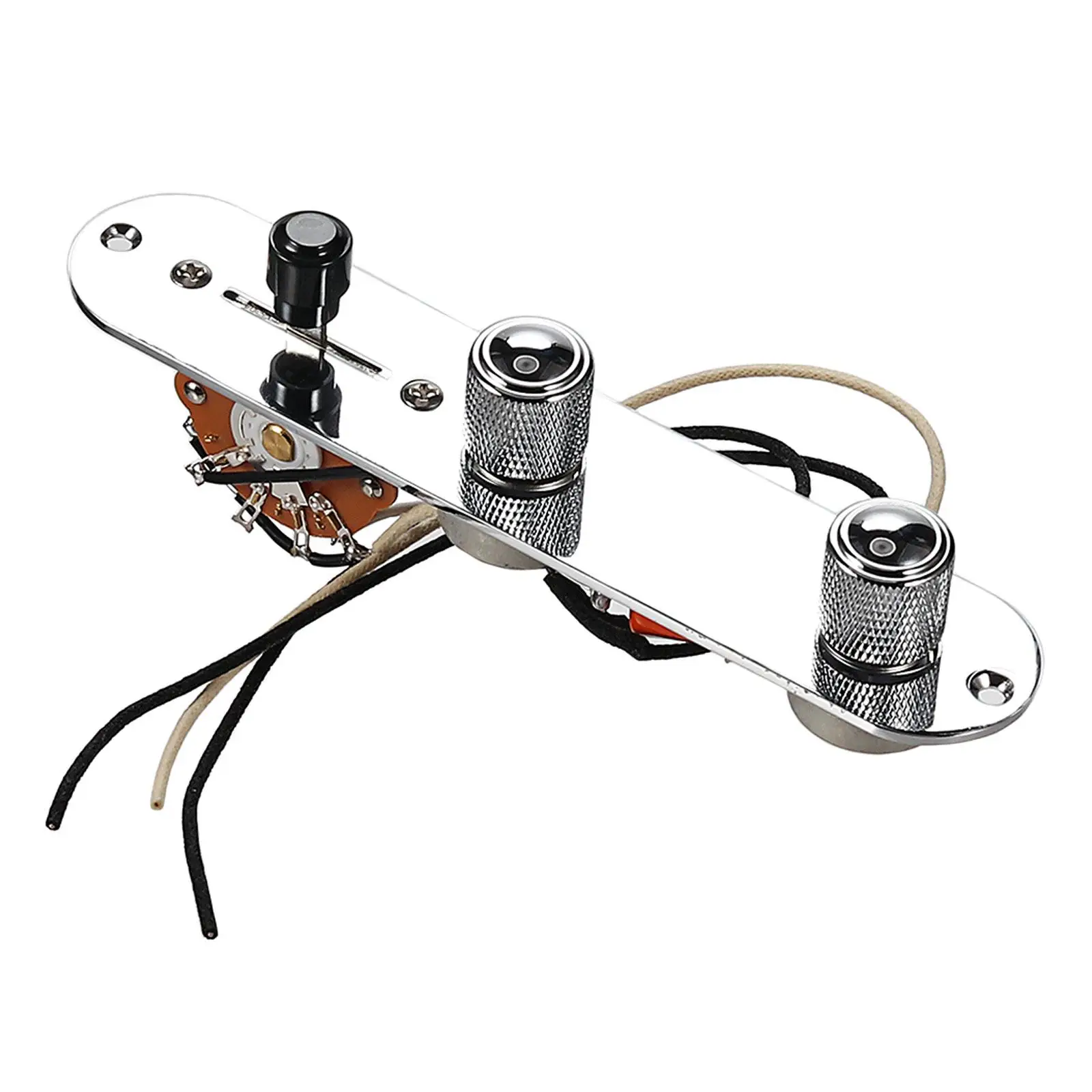 3 Way Prewired Control Plate Guitar Parts Components with Wiring Harness 3 Way Prewired Control Plate Guitar Parts Components with Wiring Harness