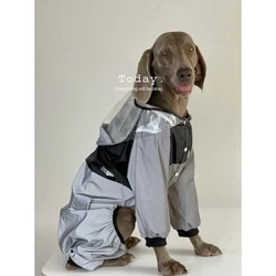 Chubasquero impermeable para perros, chaqueta de lluvia para Golden Retriever, Labrador, Doberman, ropa para mascotas al aire libre para medios, perros grandes
